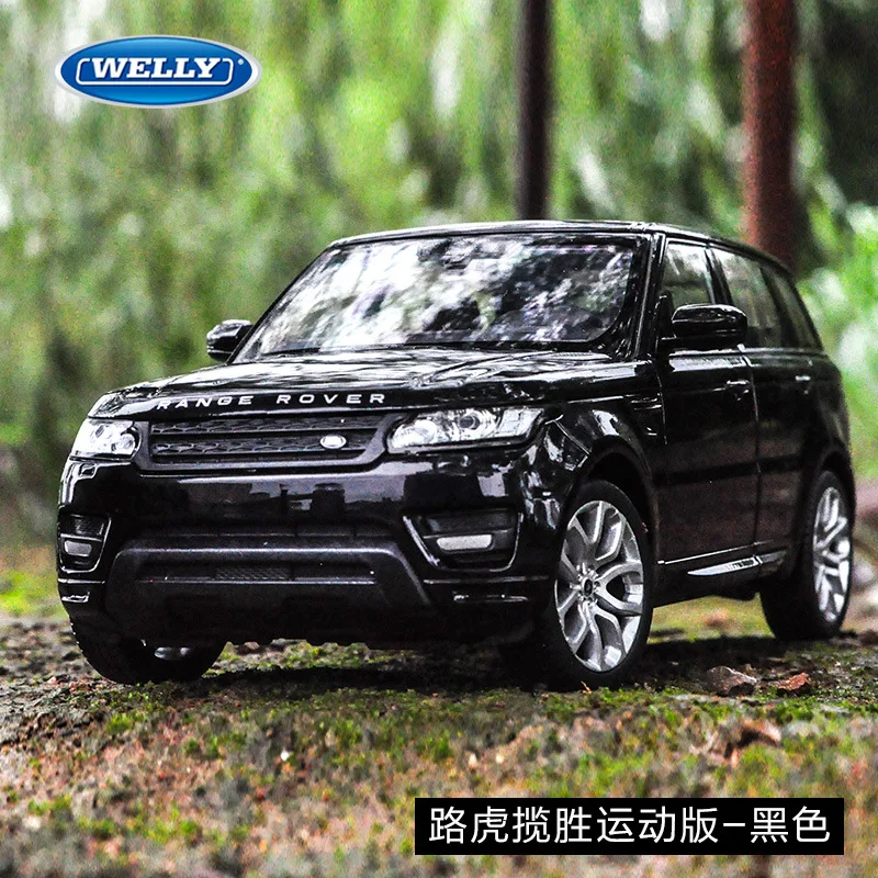Welly 1:24 Range Rover Sport Edition модель автомобиля из сплава Модель автомобиля Моделирование Украшение автомобиля коллекция Подарочная игрушка Литье под давлением модель мальчика - Цвет: 3
