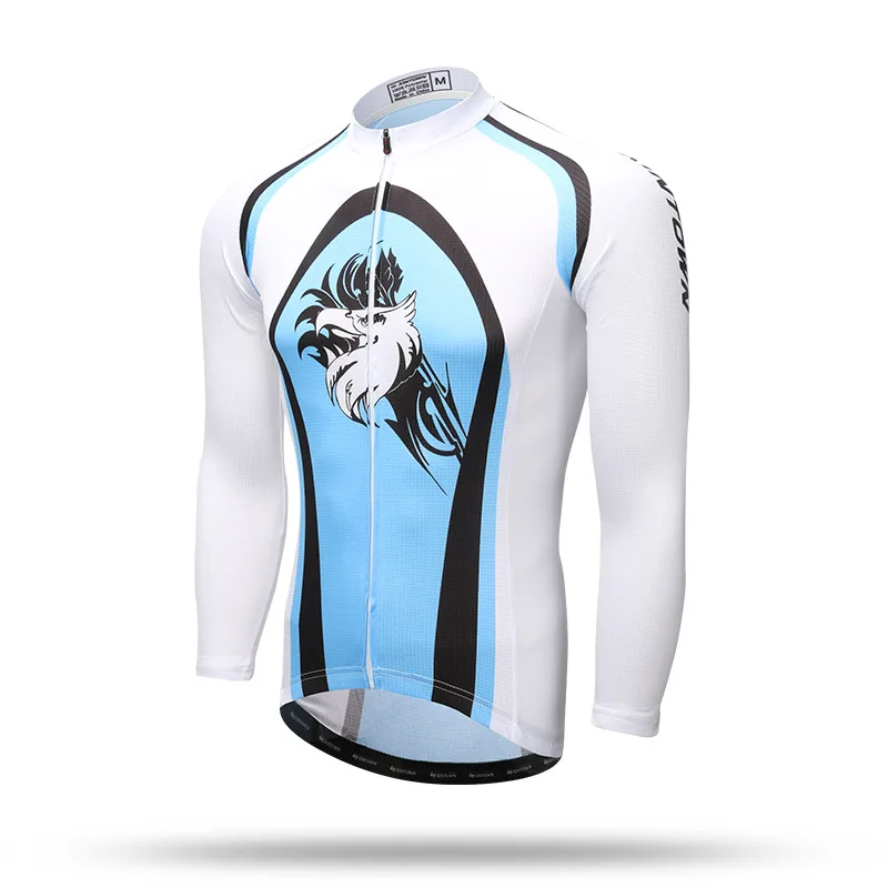 

Xintown Jersey 2017 New Style Spring And Autumn Long-sleeved Upper Garment Men's Bicycle lan diao