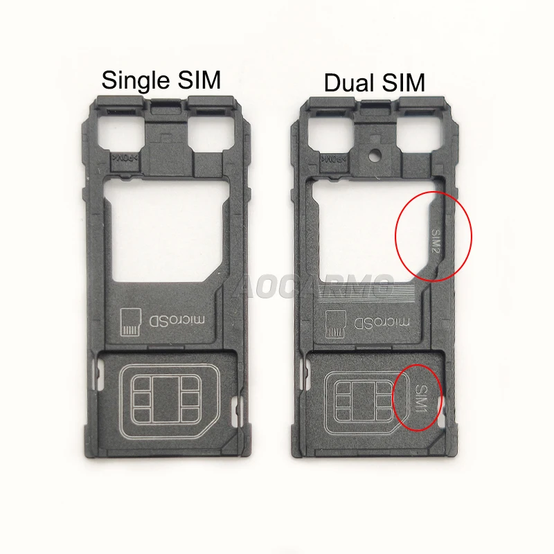Aocarmo For Sony Xperia 1 / X1 / XZ4 J8110 J9110 Single Dual