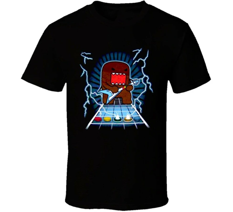 Domo Kun Guitar Hero T Shirt 2Xl 29Xl Tee New Diy Design | Мужская одежда