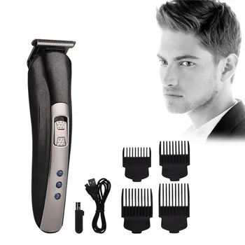 

Professional Hair Trimmer For Men USB Rechargeable Electric Hair Clipper With 4 Limit Combs Hair Cutting Machine Haircut Trimmer