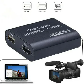 

HDMI 4K video capture card original USB3.0 capture card HDMI to USB video recording box game streaming live broadcast with MIC