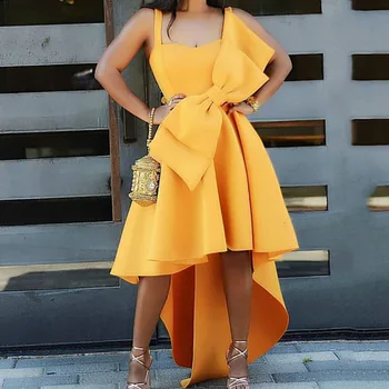 

Fashion Design Pleated Plus Size Long Party Dress Elegant Evening Sexy African Women Dresses Yellow Summer Sundress Brand Casual