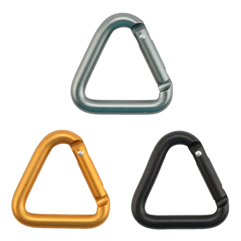 

Multi-function Aluminium Alloy Triangle Carabiner Outdoor Camping Hiking Keychain Snap Clip Hook Kettle Buckle Carabiner