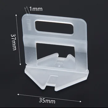 

Tile Leveling System Levelling Clips For Wall Floor Tile Spacer 1/1.5/2/3mm