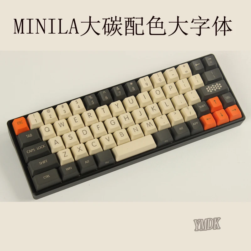 Механическая клавиатура Minila колпачок для клавиш MX switches1.5 мм угольный красный