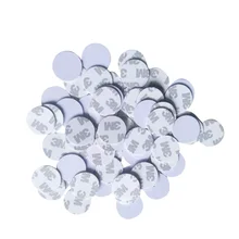 10PCS/LOT) 13.56Mhz NFC 25MM Sticker Adhesive Coin Cards 3M Tags Ntag213(Compatible 203) PVC Waterproof For All NFC Phones