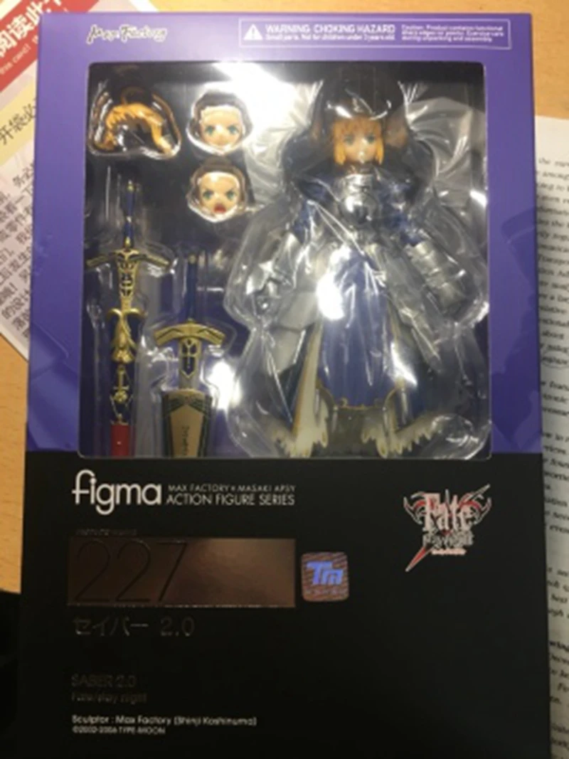GSC завод Fate figma 227 Saiba saber 2,0 ПВХ Фигурки игрушки Фигурки