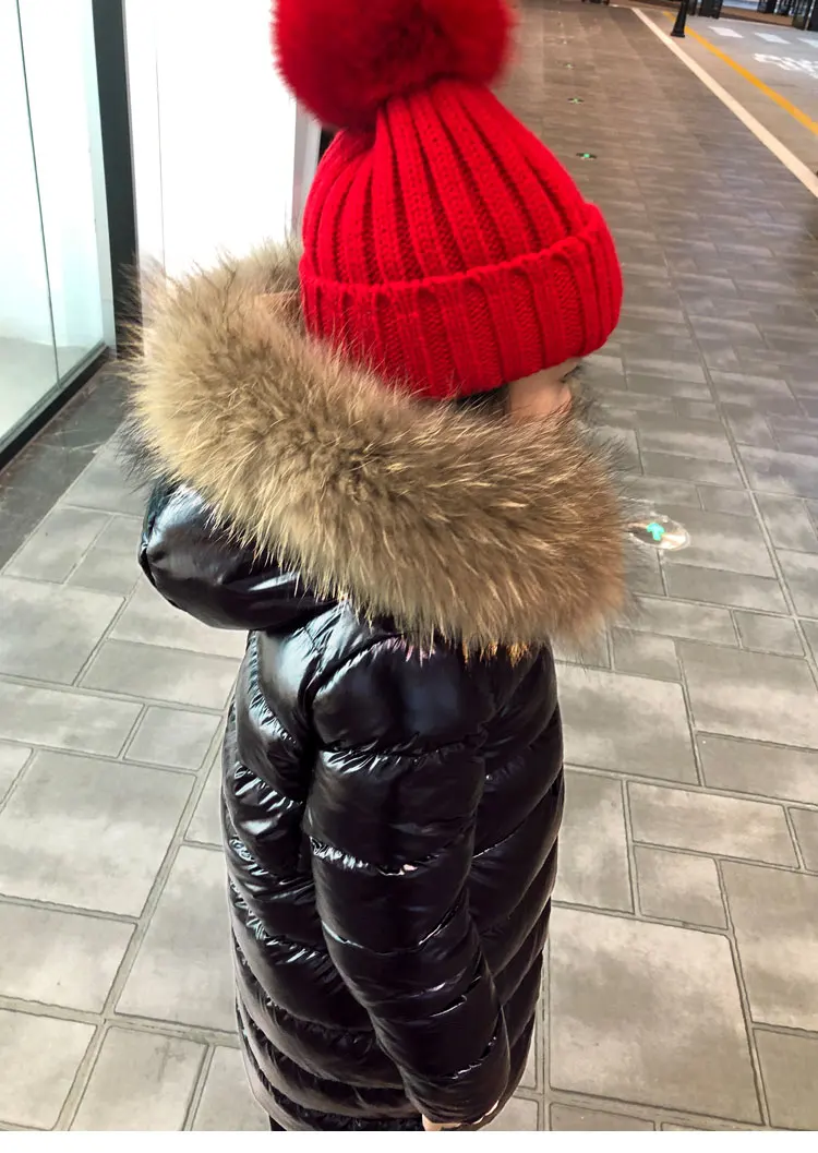 30 градусов теплая куртка-пуховик для пальто с мехом лисы для детей Зимняя куртка для девочек от 2 до 12 лет, подростковое пальто для мальчиков верхняя одежда для детей зимнее пальто для мальчиков; meisje; одежда для купания