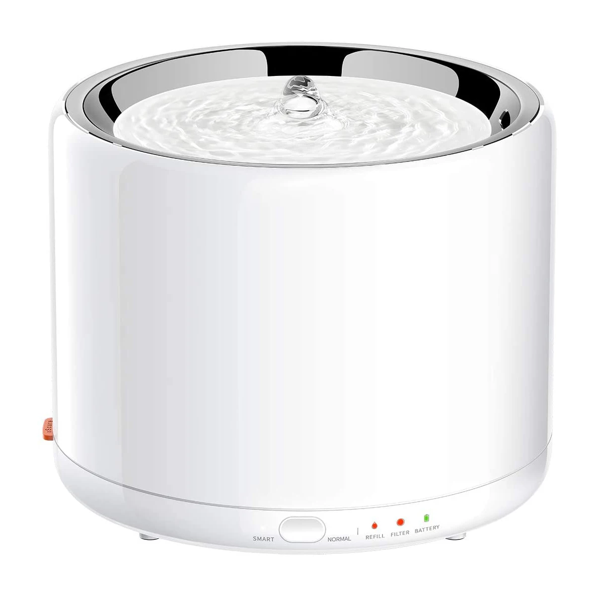 Автоматический фонтан для кошек из нержавеющей стали 1 35 л светодиодный