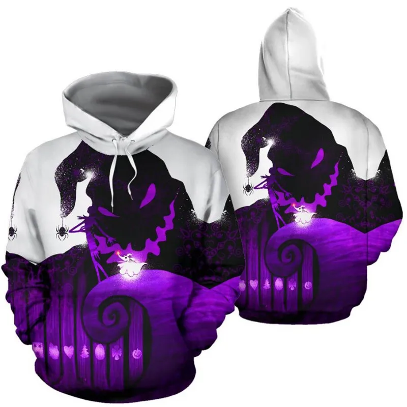 Anime The Nightmare Before Christmas Cosplay Jack Skellington Hoodie Men and women Sweaters Anime Apparel 3D Printing New