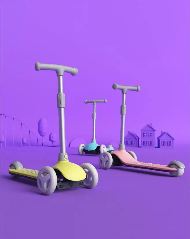 2020 New XIAOMI MIJIA MITU children's scooter exercise balance ability children's walker toy car lighting device electric car gift (1)