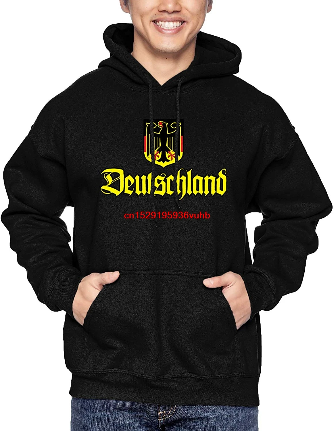 Мужские толстовки с забавным принтом, толстовка с капюшоном Deutschland с гербом-Proud кантри, унисекс, толстовка с капюшоном, толстовка