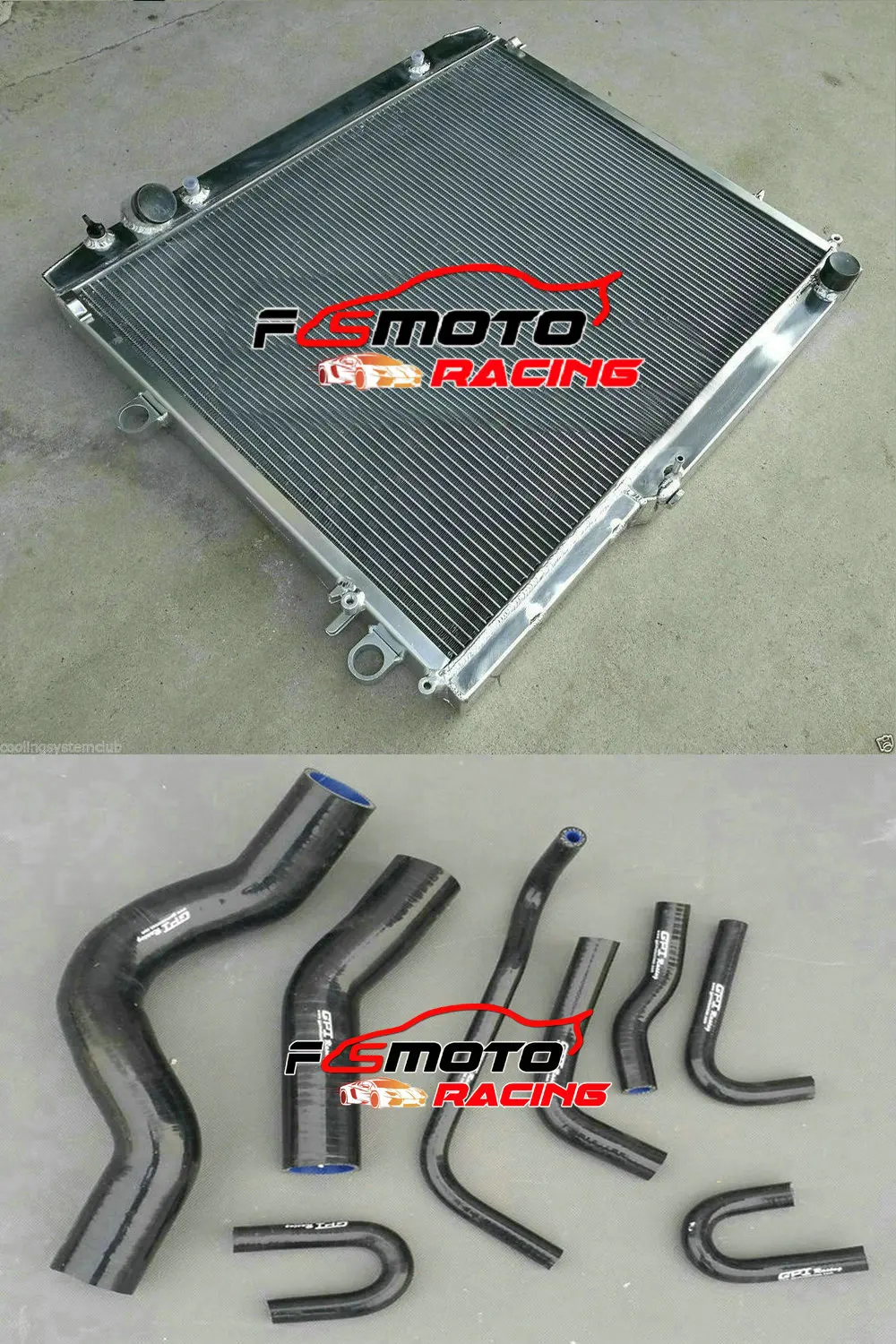 Alu Radiator For Toyota LandCruiser VDJ200R 200 Series 4.5L TD V8 Turbo Diesel 1VDFTV 2007 - 2019 + FANS BLUE/RED/BLACK - Цена: 20 092,80 - 27 955,20 руб.