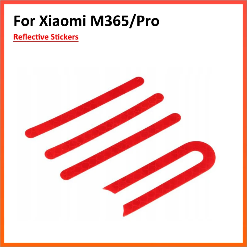 Светоотражающая наклейка для электроскутера Xiaomi Mijia M365 передняя и задняя
