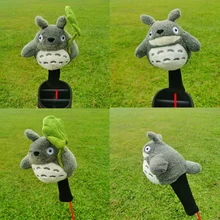 2021 Adorable Plush Animal Golf Club Head Cover Golf Club 460Cc My Neighbor Totoro Wood Cover Dr Fw Cute Gift Golf Accessories