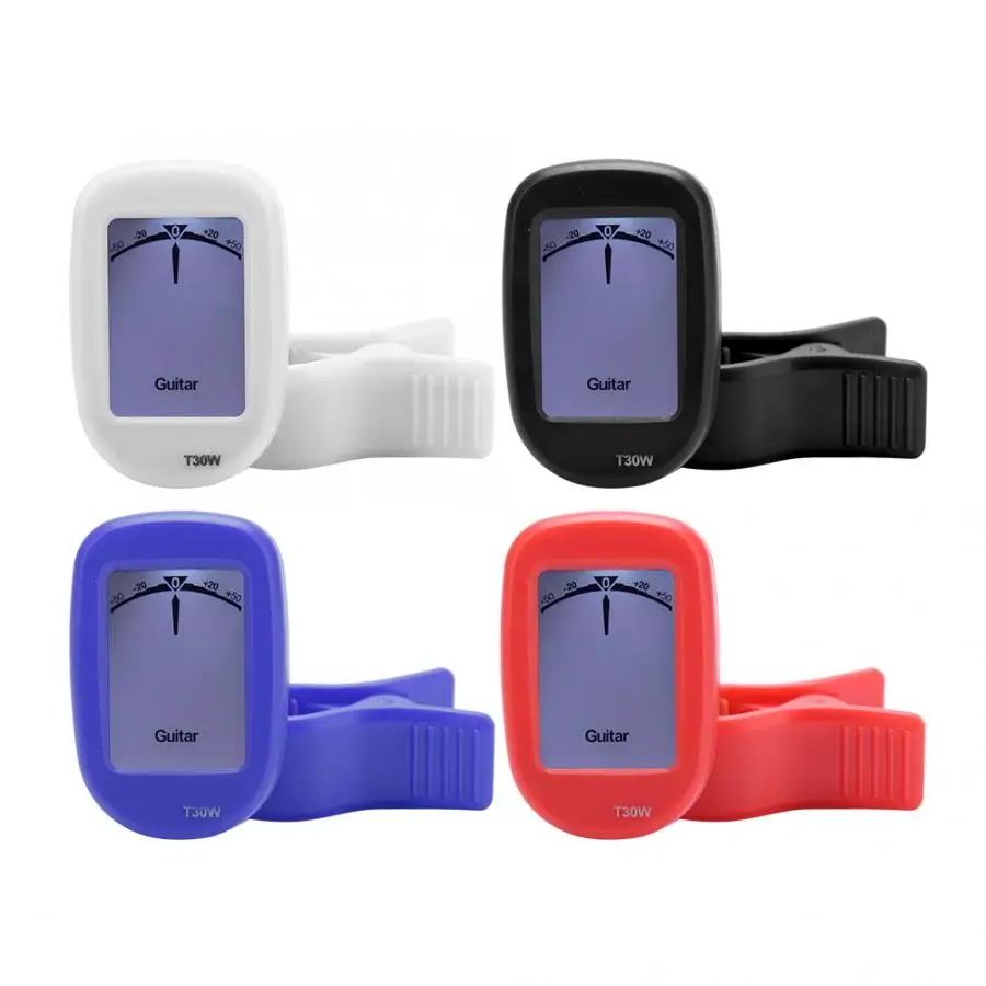Meideal T30W клип на гитарный тюнер для хроматического баса Скрипка-укулеле lcd струнный инструмент Аксессуары