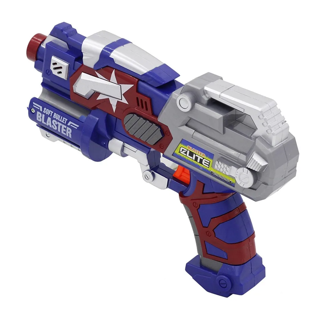 Ручной игрушечный пистолет с 10 мягкими пулями, костюм для пуль Nerf, снайперская винтовка, игрушечный пистолет, Дротика, бластер, игрушки для детей, подарок на год