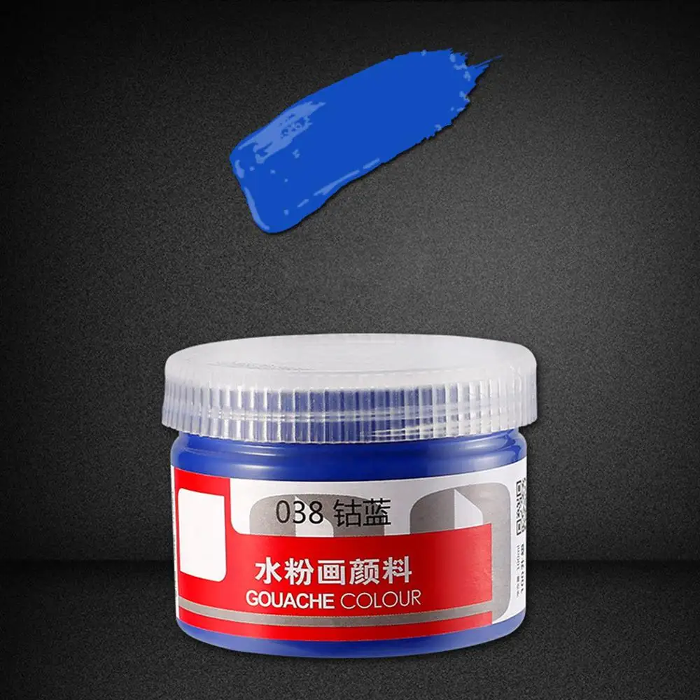 Cobalt Blue 100 мл/бутылка гуашь пигмент Искусство Ручная роспись специальный пигмент школьное искусство специальная краска великолепный гуашь пигмент - Цвет: Cobalt Blue