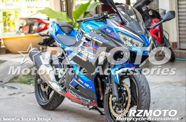 Углеродное волокно лакированные украшения для мотоцикла для kawasaki ninja 400 все виды цветов No.0012B24