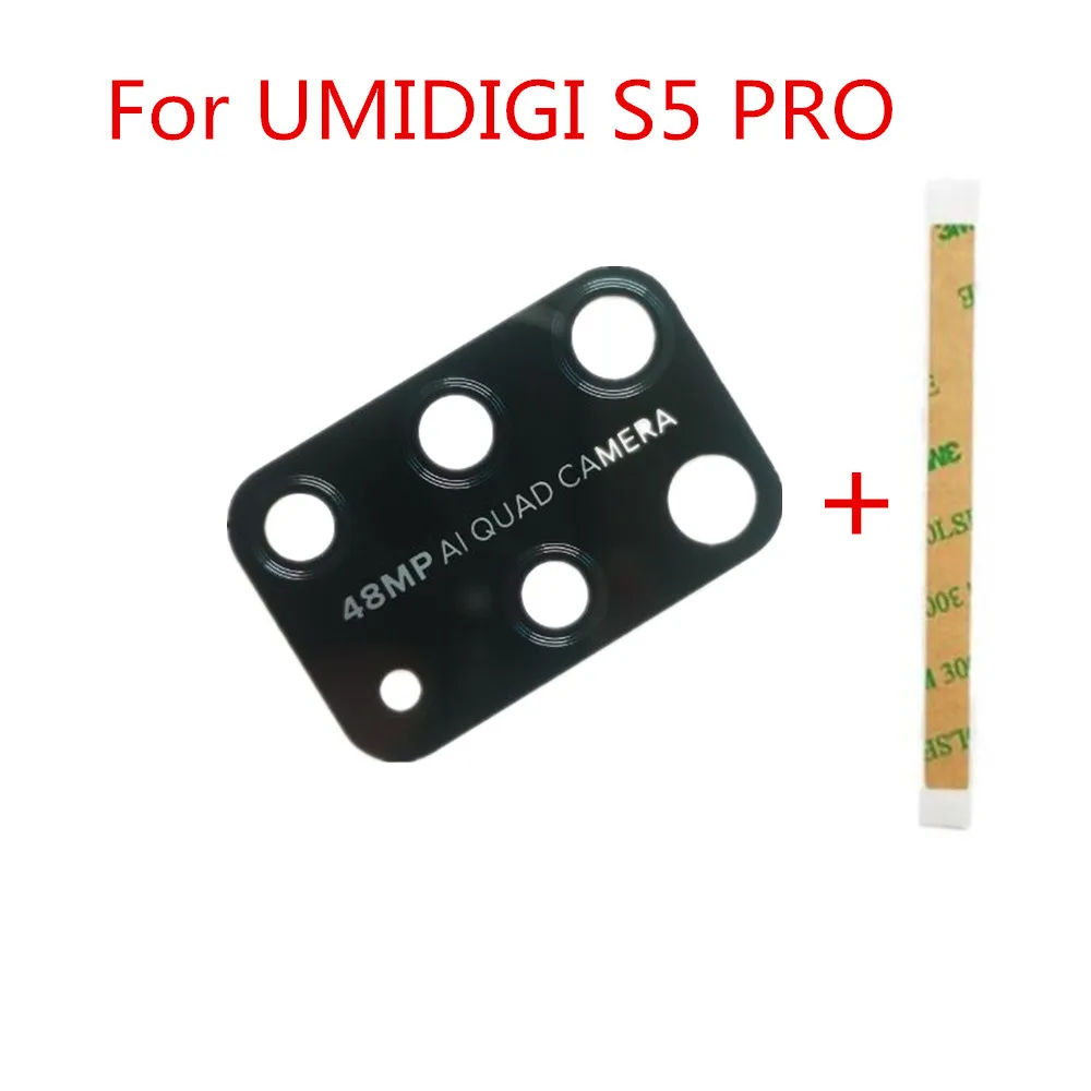 

Оригинал для UMI UMIDIGI S5 PRO Задняя крышка объектива камеры сотового телефона стеклянная крышка Запасная часть