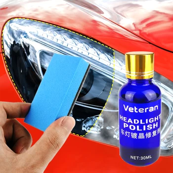 

30ML Car Headlight Repair Ceramic Coating Solution Repair Kit Oxidation Rearview Coating Headlight Polishing Anti-scratch Liquid