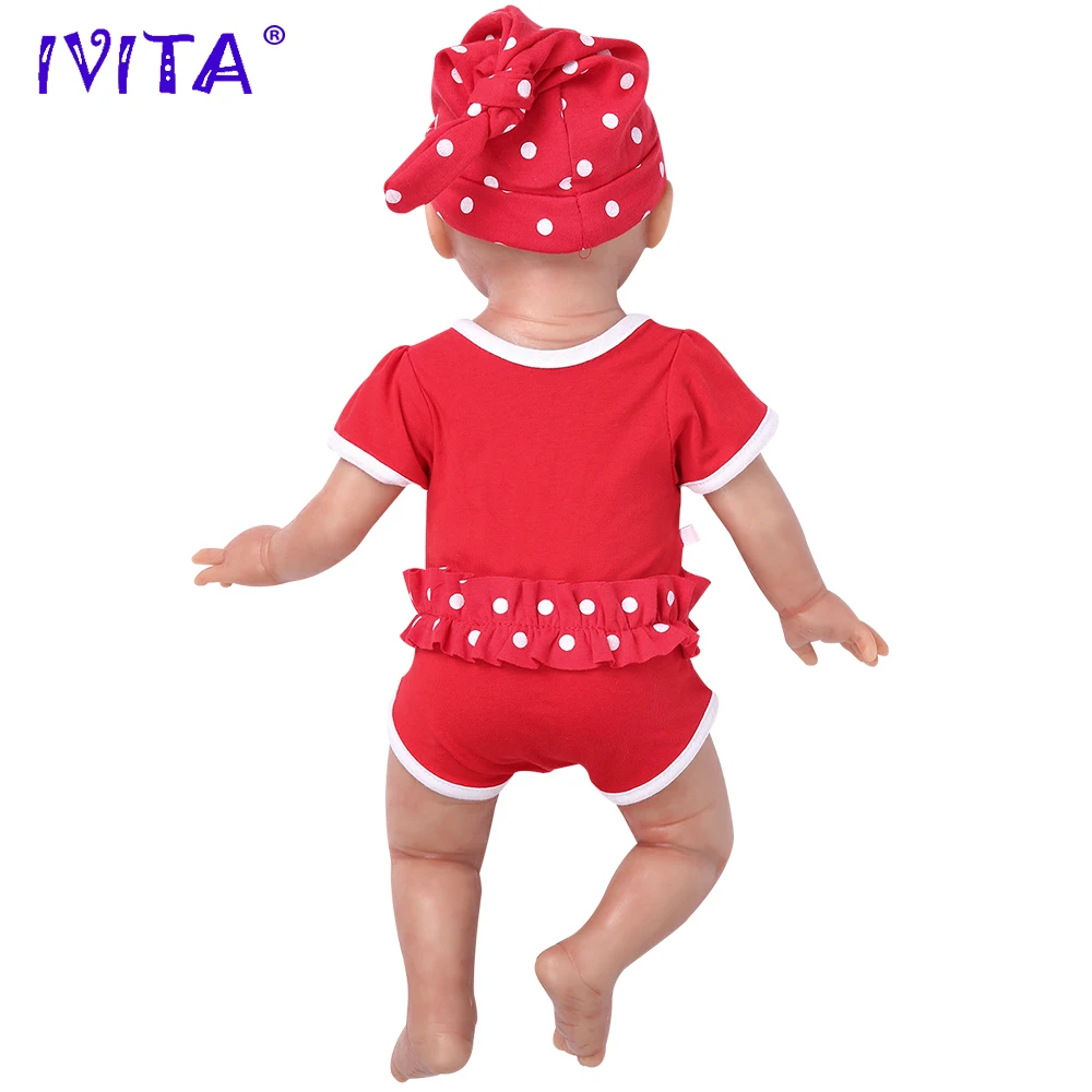 IVITA WG1515 50см 3960г Реалистичные мягкие силиконовые реборн куклы младенцы|doll toys|reborn