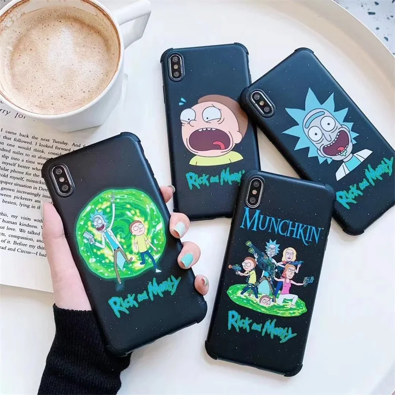 

Cartoon Rick And Morty Funny Comic Meme Soft Silicone Phone Case Cover Fundas Coque For iPhone XS Max 6 6S 6Plus 8 8PLUS XR