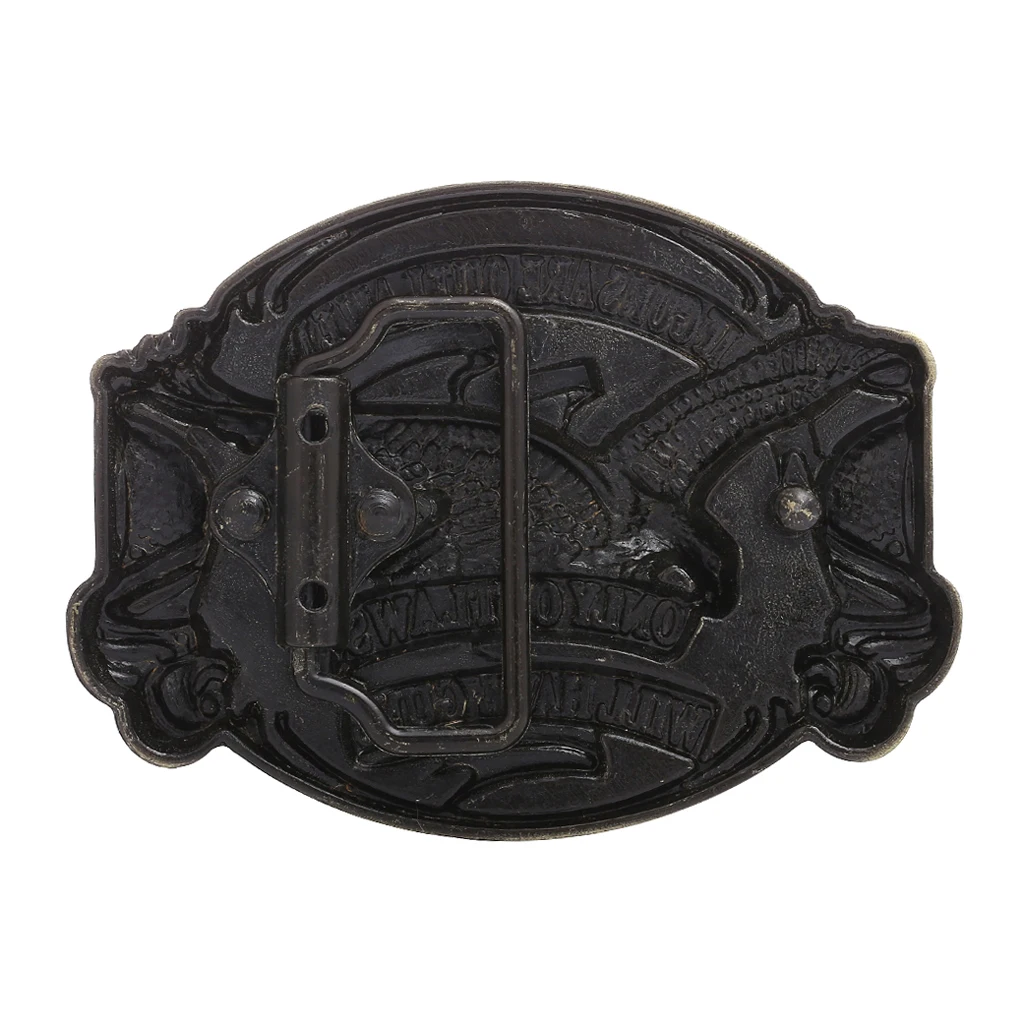 Vintage Eagle Belt Buckle Western Cowboy Jeans Belt Accessories for Women Men