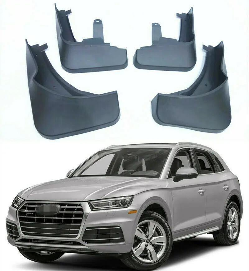 4x литых автомобильных брызговик s для Audi Q5 FY S-Line SQ5 2018 2019 брызговики защита кузова |