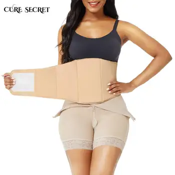 

CURE SECRET Abdominal Board Post Surgery Ab Compression After Liposuction Lipo Tummy Control Post Surgical Beige Waist Trainer
