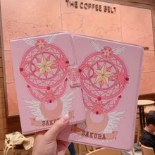 ПУ-чехол для iPad 9,7/ 9,7/Pro 9,7 inch/Air1/Air2 Cardcaptor Sakura Единорог Одна деталь Сейлор Мун узор