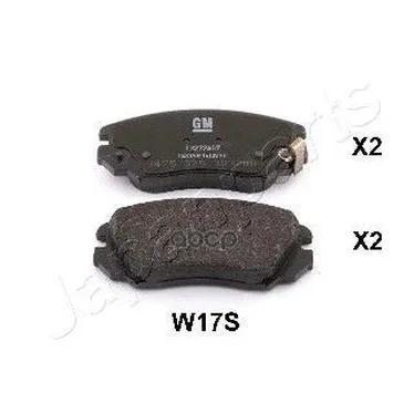 Колодки Тормозные Opel Insignia 08-/Saab 9-5 10- R16" Передние Japanparts Paw17af Japanparts арт. PAW17AF