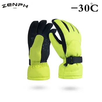 

Zenph High Quality Ski Gloves Functional Waterproof Warm Unisex Outdoor Sport Mountain Skiing Snowboard Gloves Motorcycle Glove