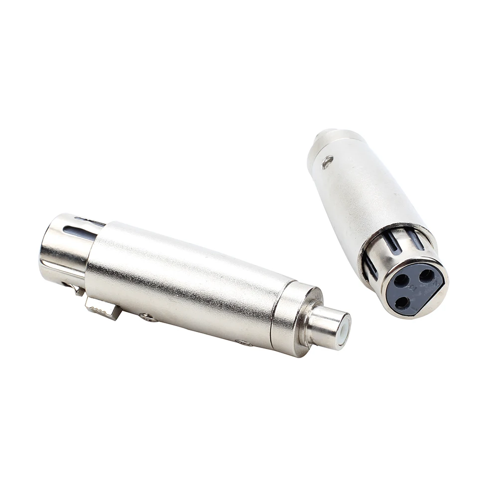 

3-контактный XLR Женский к RCA Женский Джек аудио кабель конвертер микрофон AV видео в комплект поставки входит адаптер для ТВ колонки