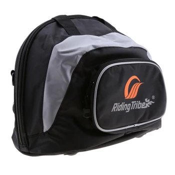 

Waterproof Wear-resistant Scooter Strip Design Dustproof Shoulder Practical Motorcycle Helmet Carry Bag Motorbike High Capacity
