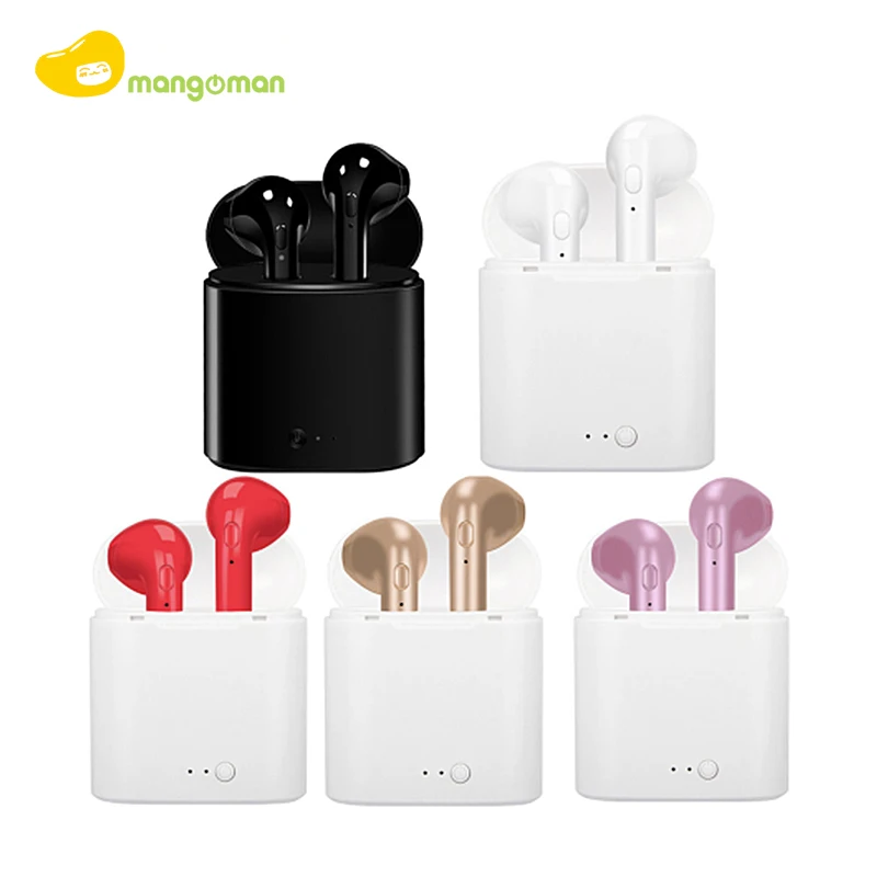 

Mangoman i7s TWS Wireless Bluetooth Earphone In-ear Stereo Gaming Sport Earbuds With Charging Box for Smart Headphones Buletooth