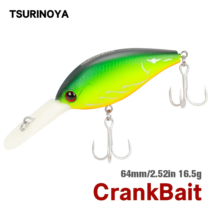 Приманка для рыбалки TSURINOYA DW21 64 мм 16 5 г глубина погружения приманки 2 5-3 м | Спорт и