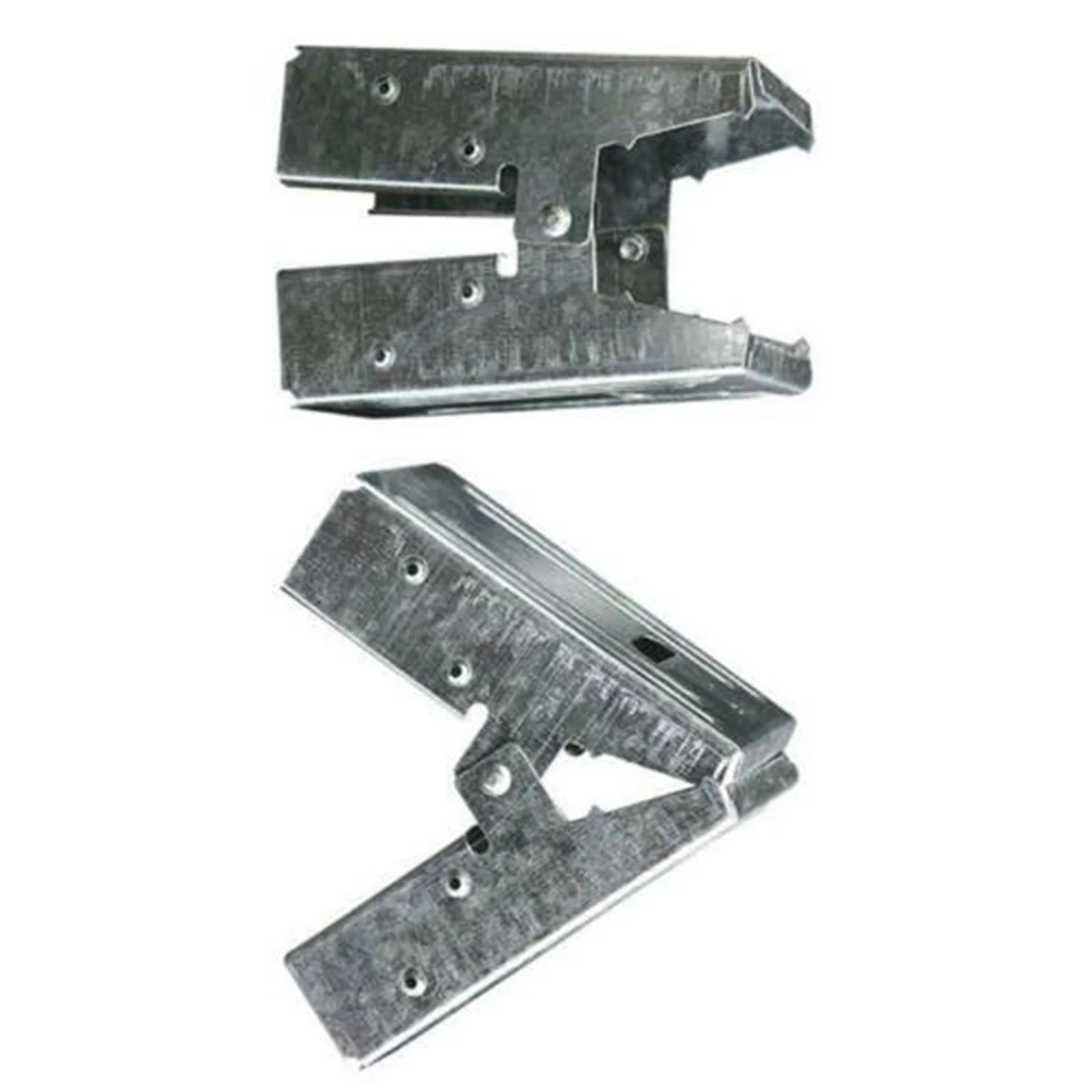 2x Saw Horse Brackets Stainless Steel Jig Clamps Woodworking Fixture Clips Tool Well-made
