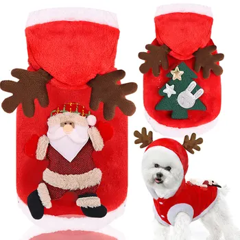 

Christmas Dog Clothes for Dogs Coat Chihuahua Winter Halloween Costume for Small Big Dogs Pet Clothing Cat Hoodies Pet Clothing