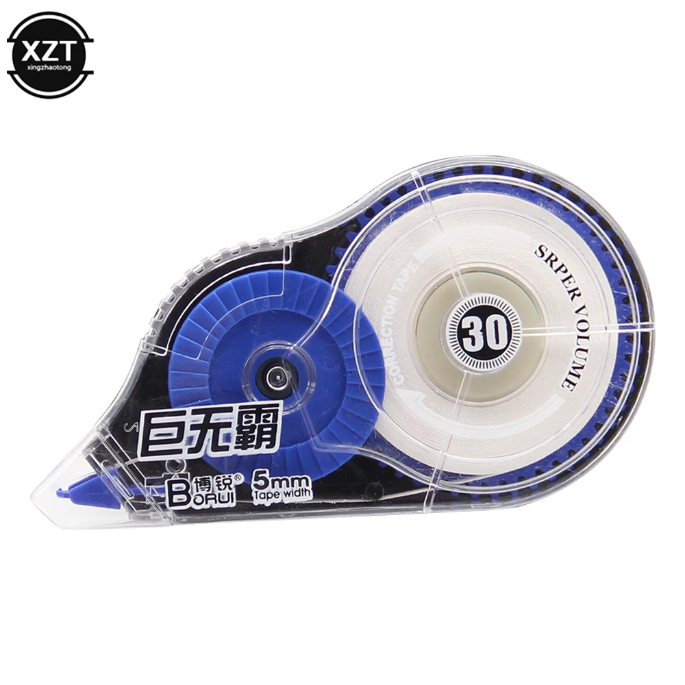 30M Roller Big Capacity White Out Correction Tape Student Error Tape Pen Back Corrector School Office Supplies Stationery