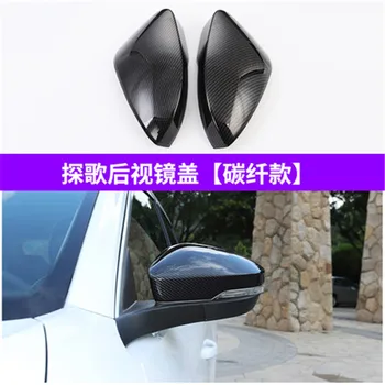 

ABS Rearview mirror cover Trim/Rearview mirror Decoration For 2018 Volkswagen T-ROC Car styling