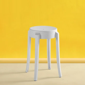 

Nordic INS Creative Plastic Stool Restaurant for Dining Stool Modern Restaurant Home Bedroom Living Room Study Plastic Stool
