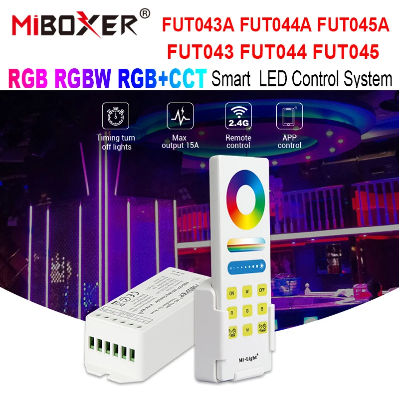 Tanie Miboxer RGB RGBW RGB + wtc kontroler taśmy ledowej inteligentna