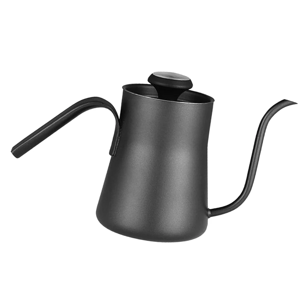 400ML Stainless Steel Coffee Drip Kettle with Thermometer Gooseneck