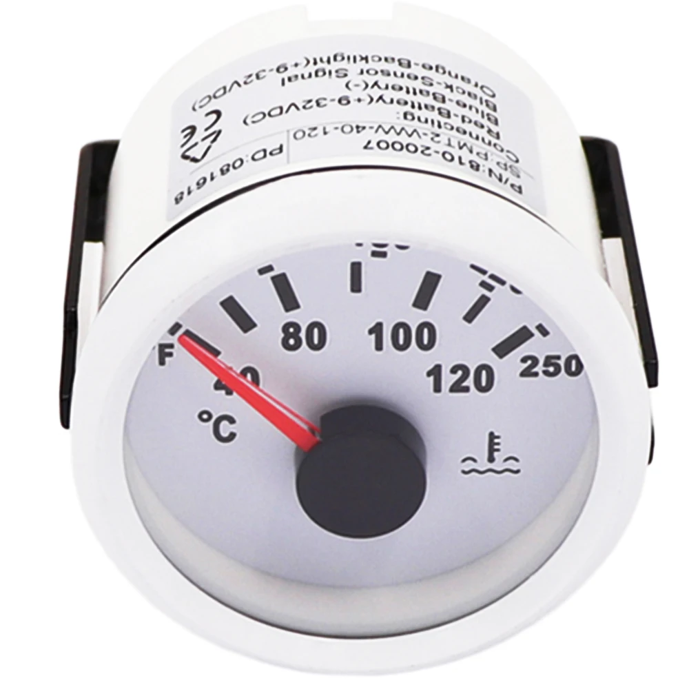 AW-C3 252MM Triple Gauge Kit Voltmeter Water Temp Gauge Oil Pressure Gauge with Sensor Car Meter YC100895 For Cars Trucks Tractors and Marine Engines