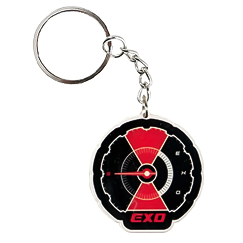 EXO KPOP EXO брелок 5th Album Don't Right Up My Tempo брелок на цепочке аксессуары акриловое кольцо для ключей ювелирные изделия подарок для женщин мужчин - Цвет: EXO