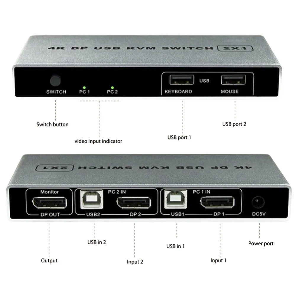 VGA-Monitor-Dual-Port-1-Out-HDMI-USB-KVM-Switch-Stable-4K-60Hz-Mouse-Support-Displayport (5)