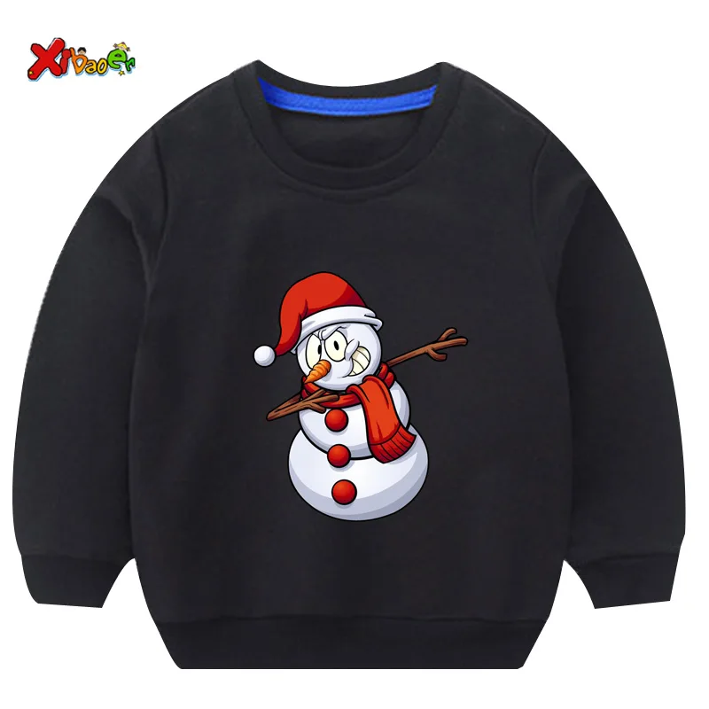 Детские Рождественские костюмы, одежда, толстовки для мальчиков, Детские хлопковые рубашки, свитер для маленьких мальчиков, Детский свитер, одежда для мальчиков 3 лет