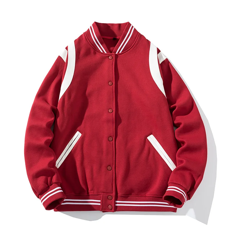 Black Red Designer Clothing Baseball Jackets Women/Men Fashion Streetwear Hipster for Lovers | Мужская одежда